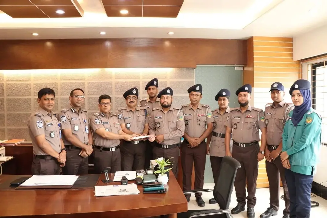 Gazipur Metropolitan Police Honors Officers for Successful Anti-Drug Operations